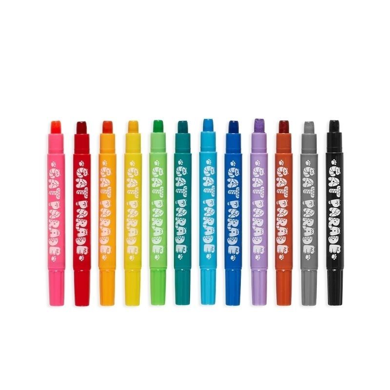 Ooly Cat Parade Gel Crayons - Set of 12